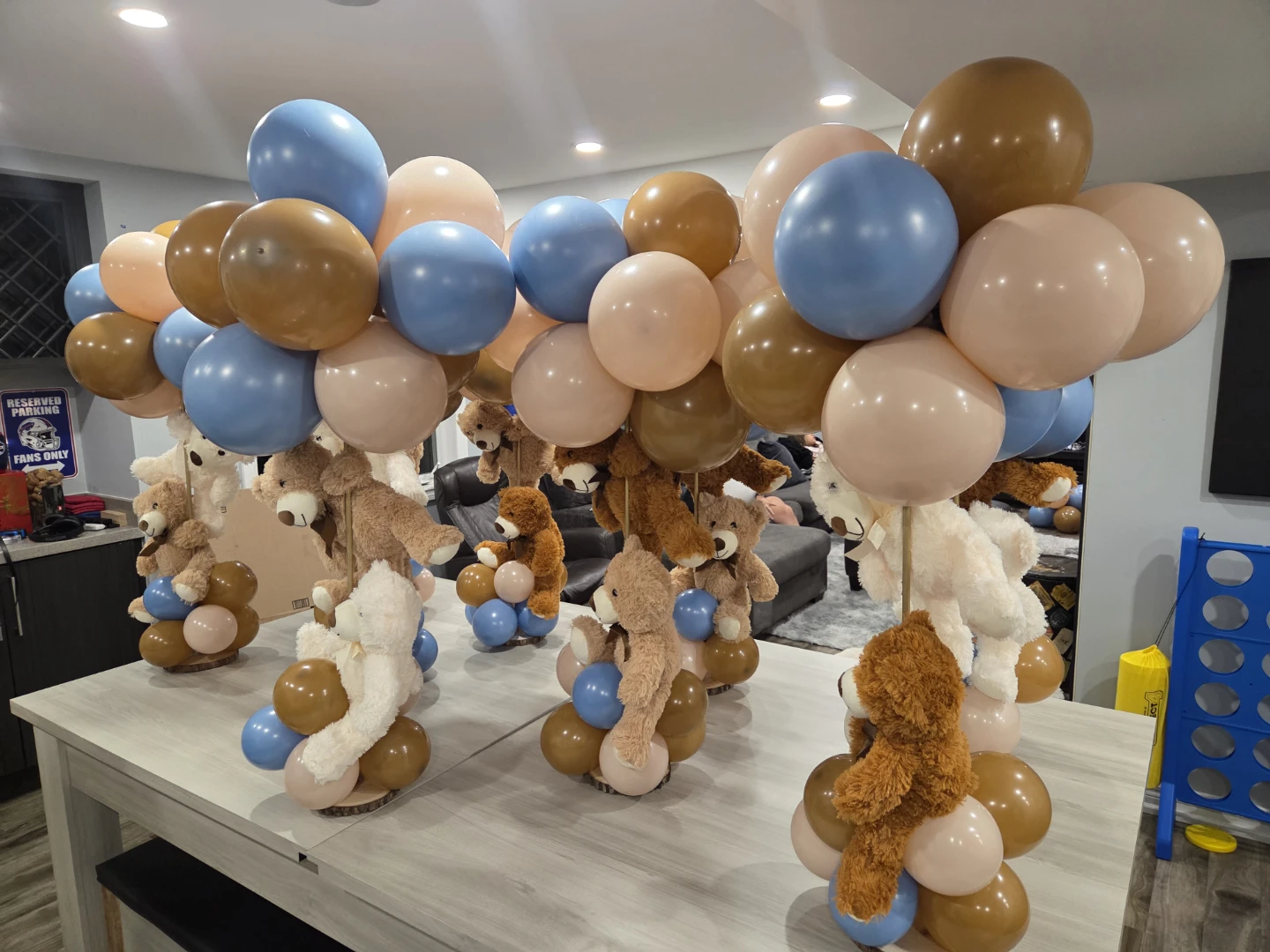 Teddy Bear Balloon Centerpieces - Set of 9 - photo 2