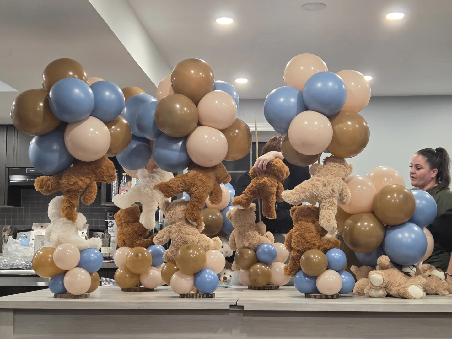 Teddy Bear Balloon Centerpieces - Set of 9 - photo 4