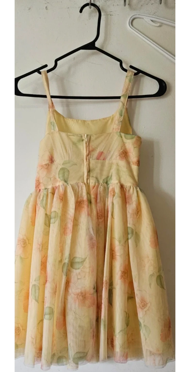 Yellow Floral Dress - photo 2