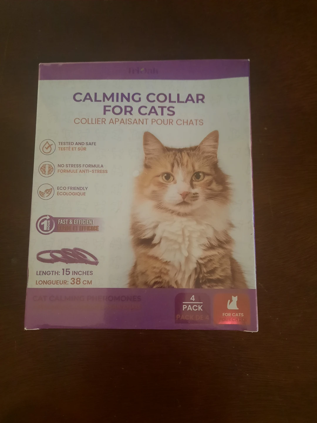 4 Pack Cat Calming Collars - 15 Inches