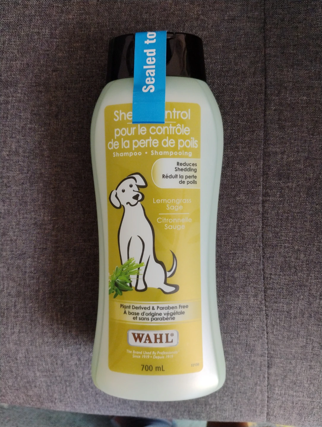 New Wahl Shed Control Dog Shampoo - Lemongrass Sage 700 mL