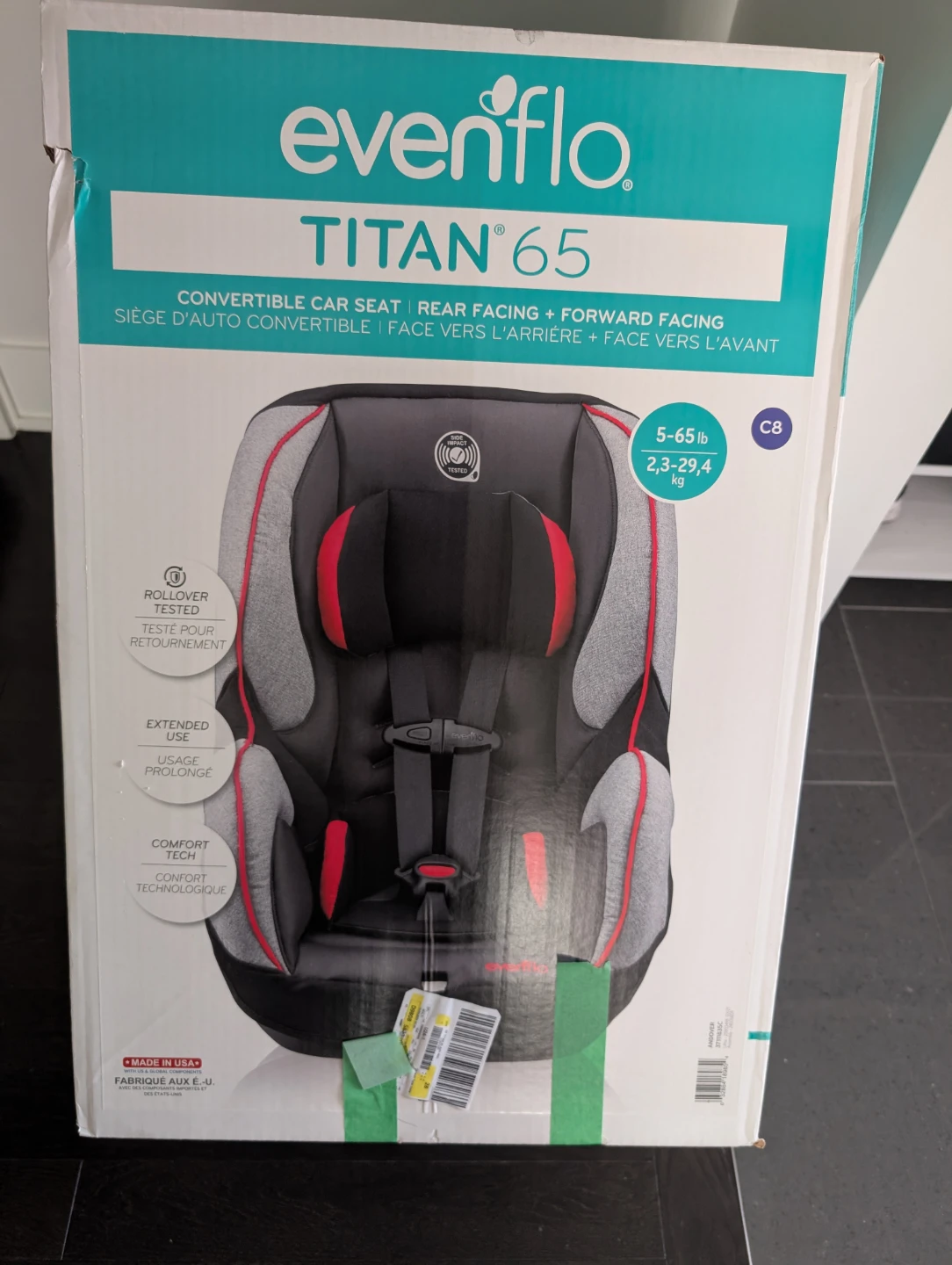 Evenflo Titan 65 Convertible Car Seat - photo 2