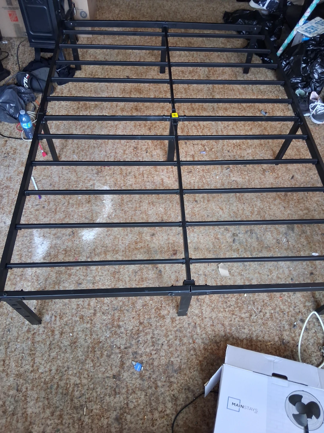 Black Metal Bed Frame - photo 2