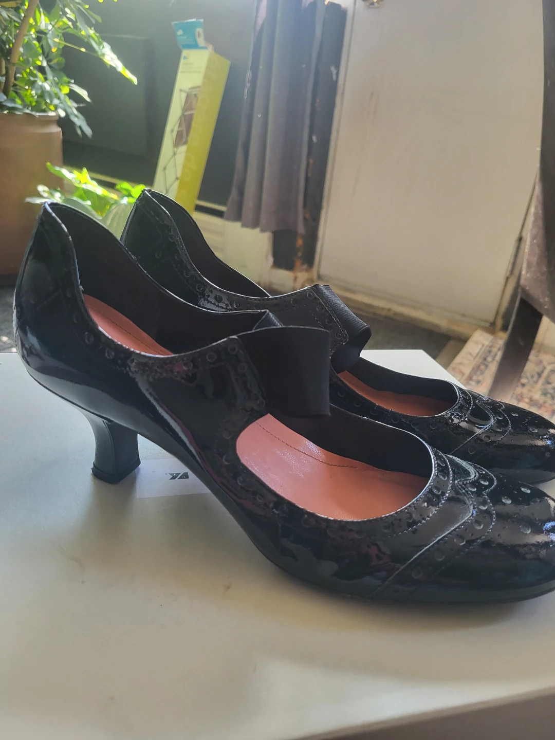 Franco Sarto Black Patent Mary Jane Heels - photo 2
