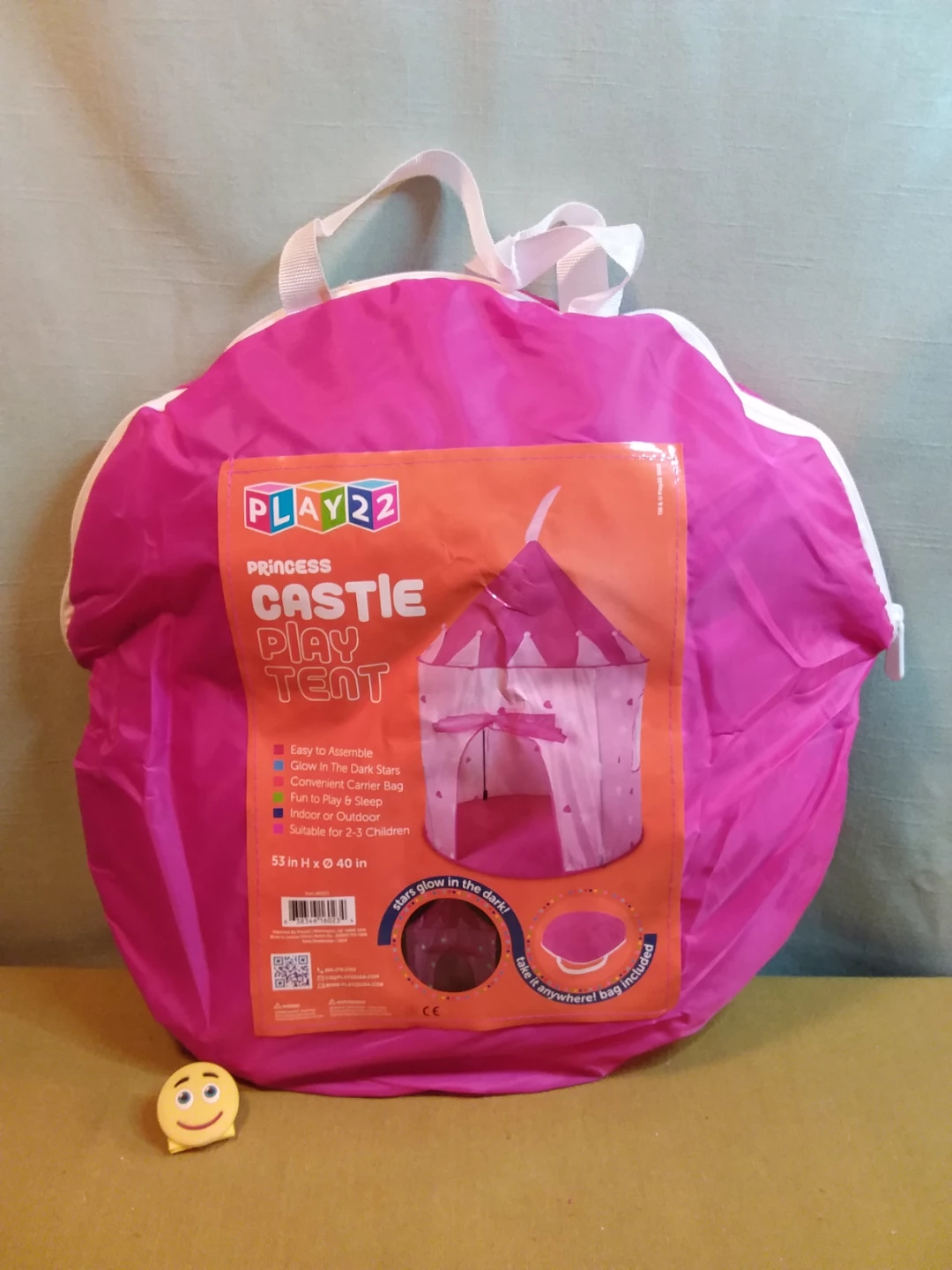 🎪 👩‍👧‍👧 🆕 PLAY22 Princess Castle Play Tent 🎪 👩‍👧‍👧 🆕