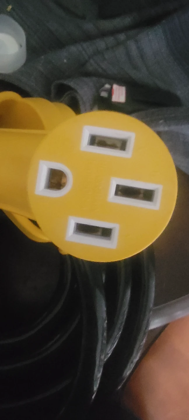 RV/EV Extension Cord 30FT 50A Black-Yellow - photo 5