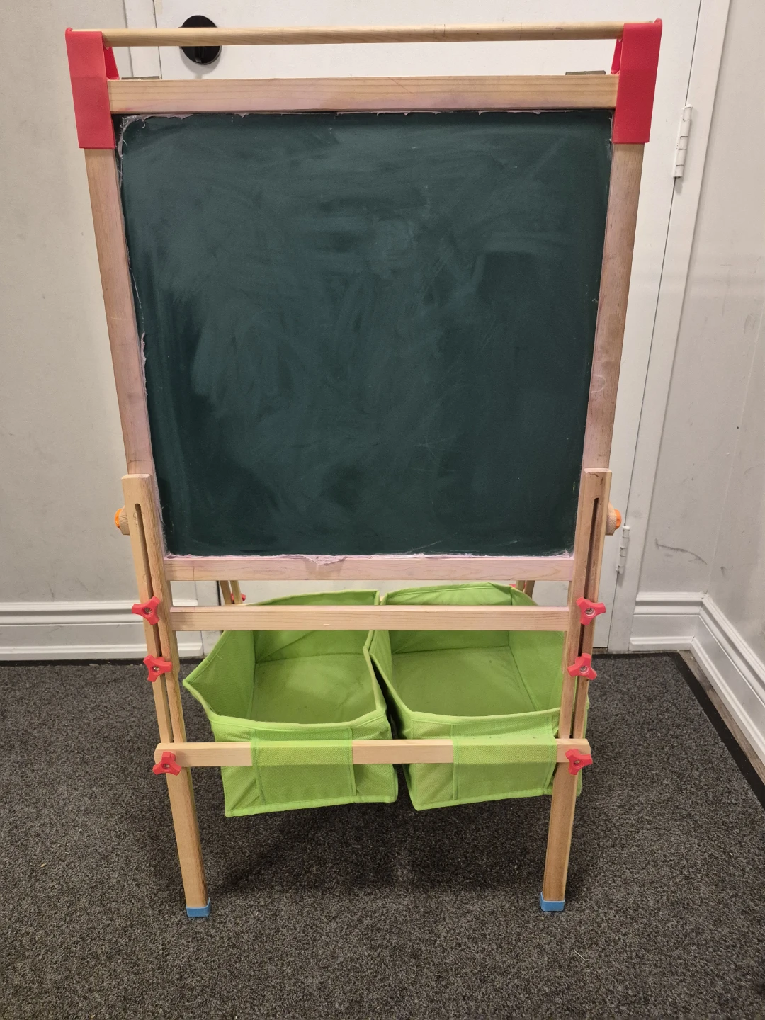 Arkmiido Double-Sided Easel with Storage Bins - photo 2