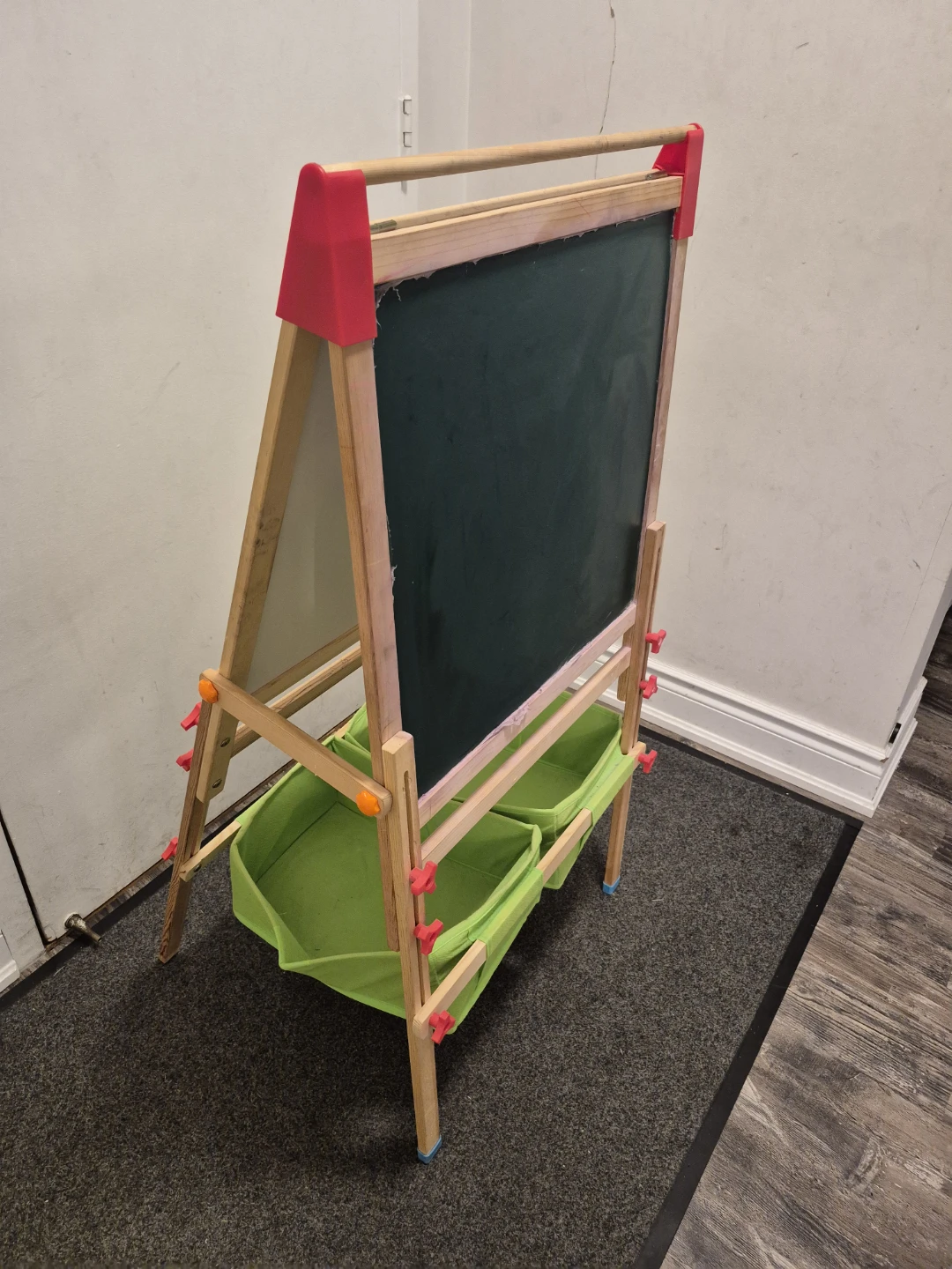 Arkmiido Double-Sided Easel with Storage Bins - photo 3
