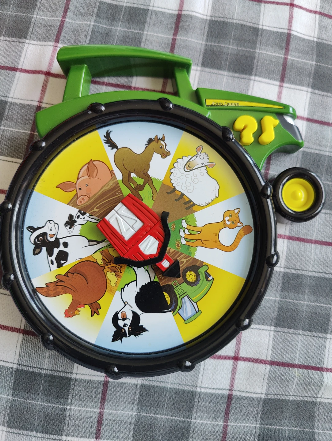 John Deere Farm Animal Spinner Toy