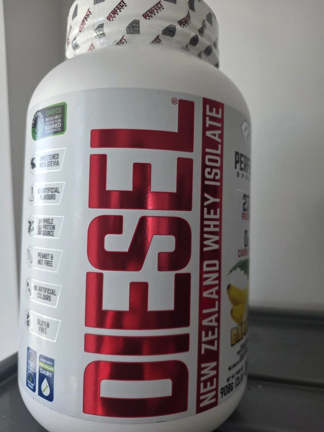 Perfect Sports Diesel New Zealand Whey Isolate Banana 2lbs - photo 5