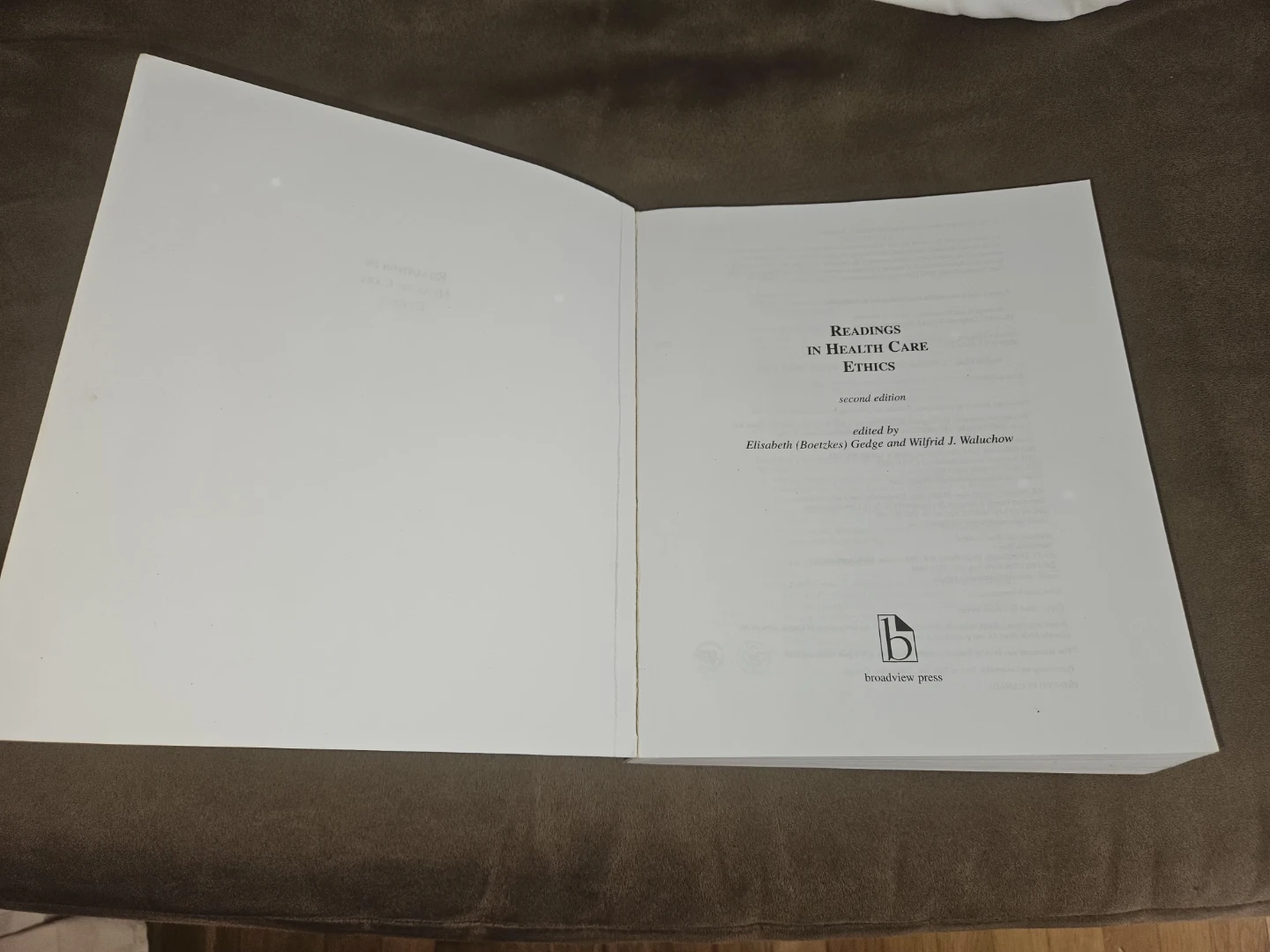 Readings in Health Care Ethics, 2nd Edition - photo 4