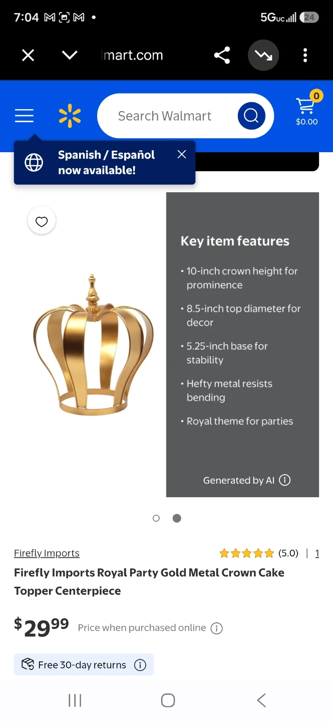 2 Gold Crowns