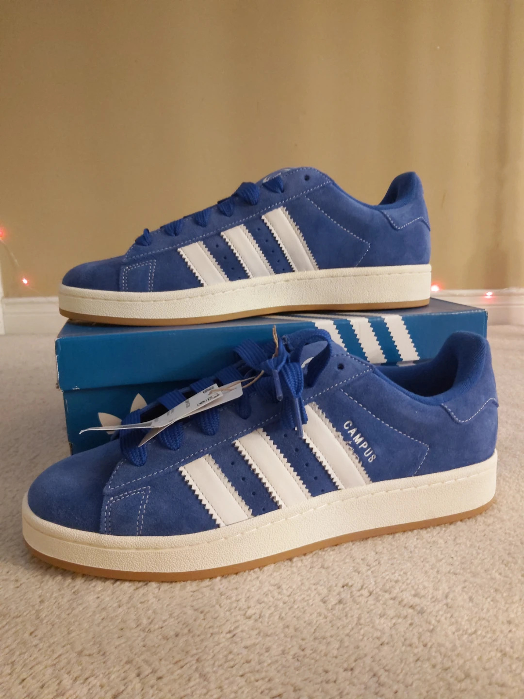 NEW 11.5 Adidas Campus 00s Blue Suede Sneakers Size 11