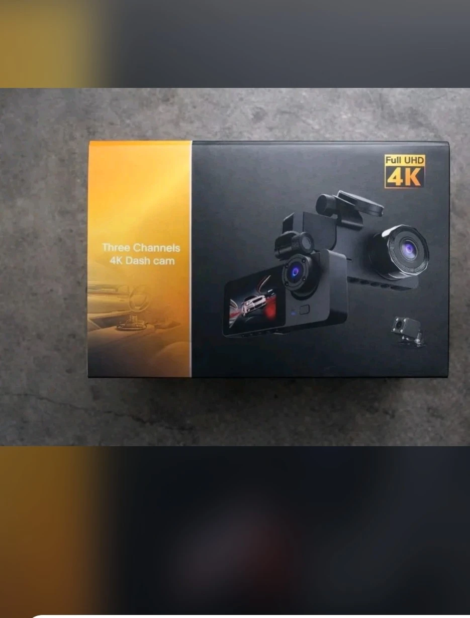 3 Channel 4K Dash Cam