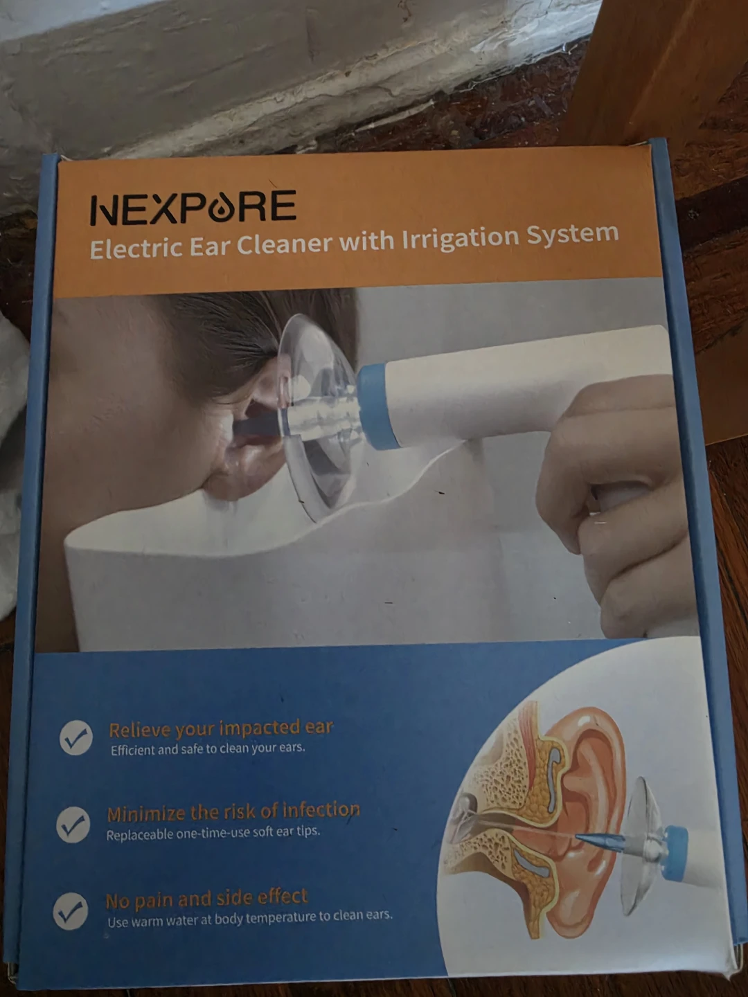 NEXPORE Electric Ear Cleaner with Irrigation System