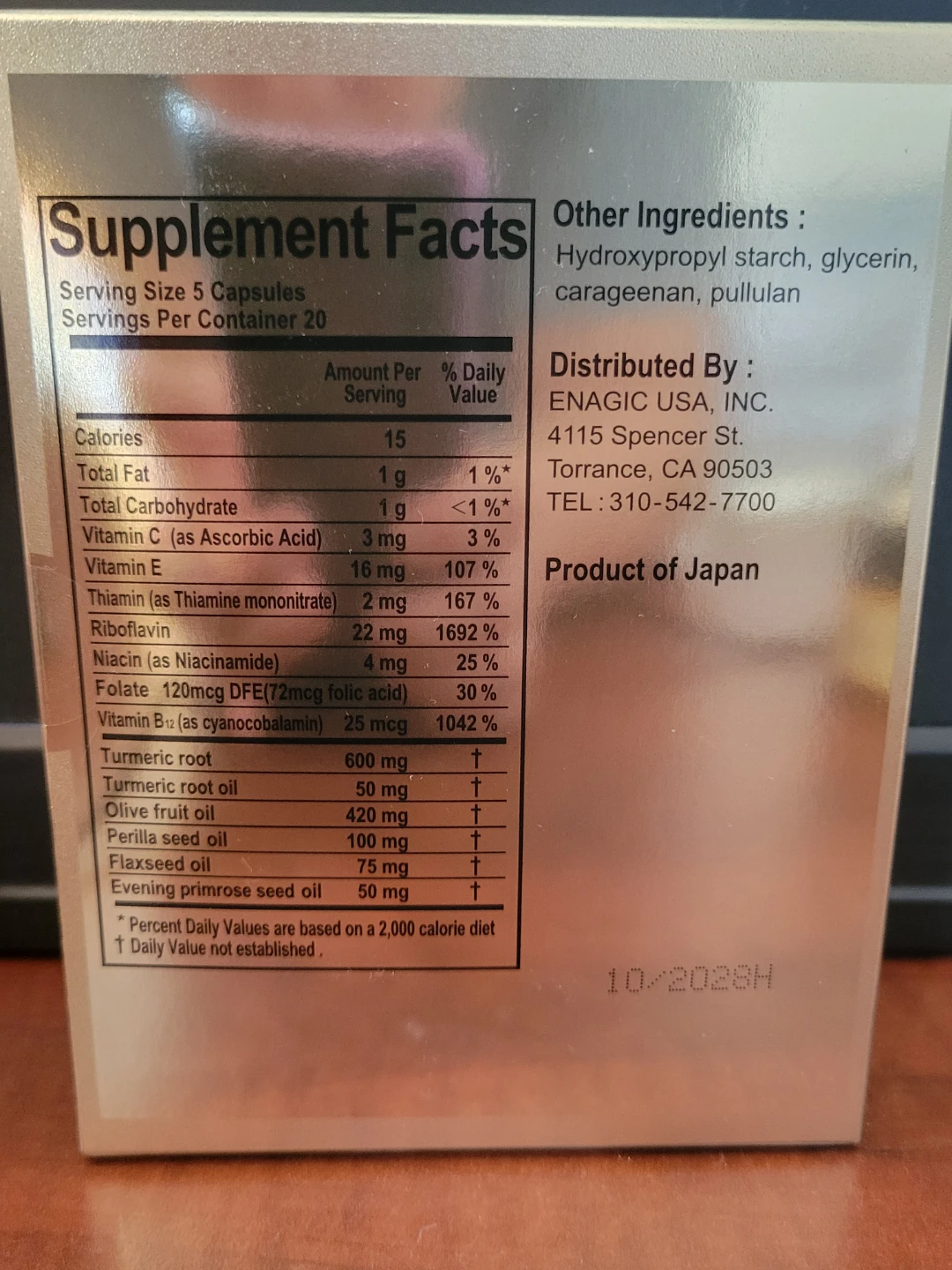 Turmeric Kangen UKONS Dietary Supplement - 100 Capsules - photo 2
