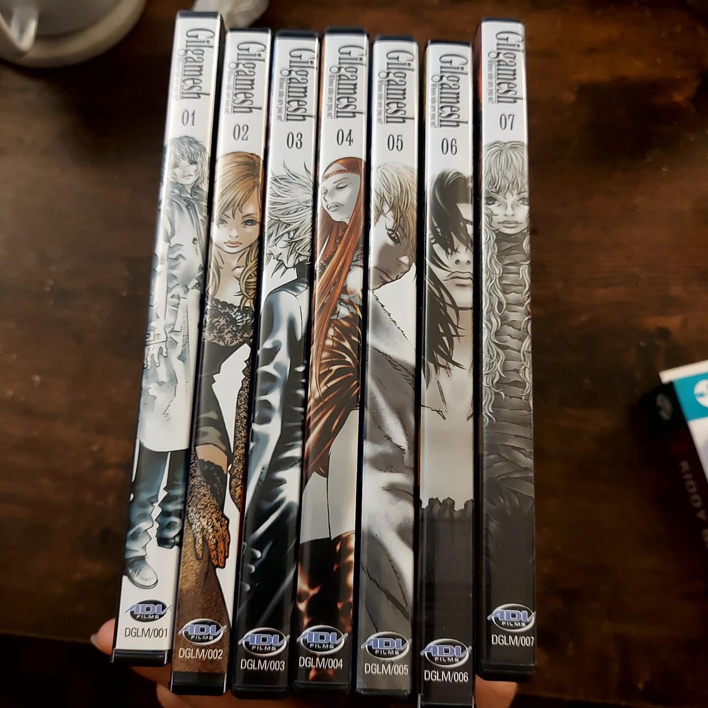 Gilgamesh DVD anime Volumes 1-7