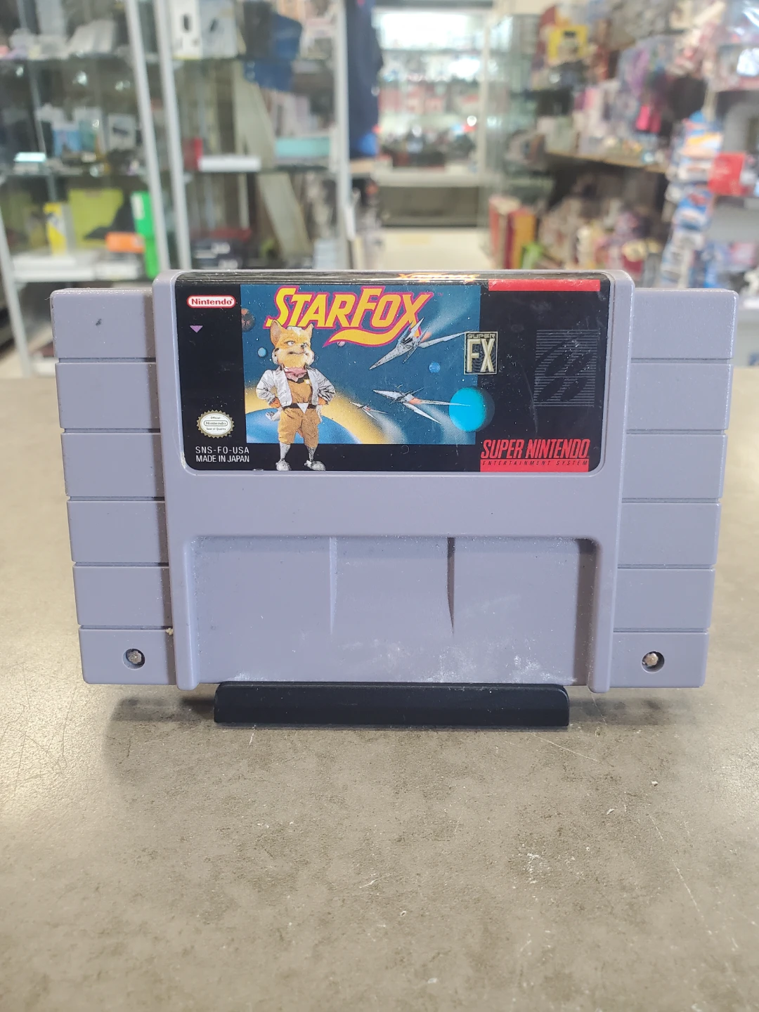 Nintendo Star Fox Super Nintendo Game Cartridge