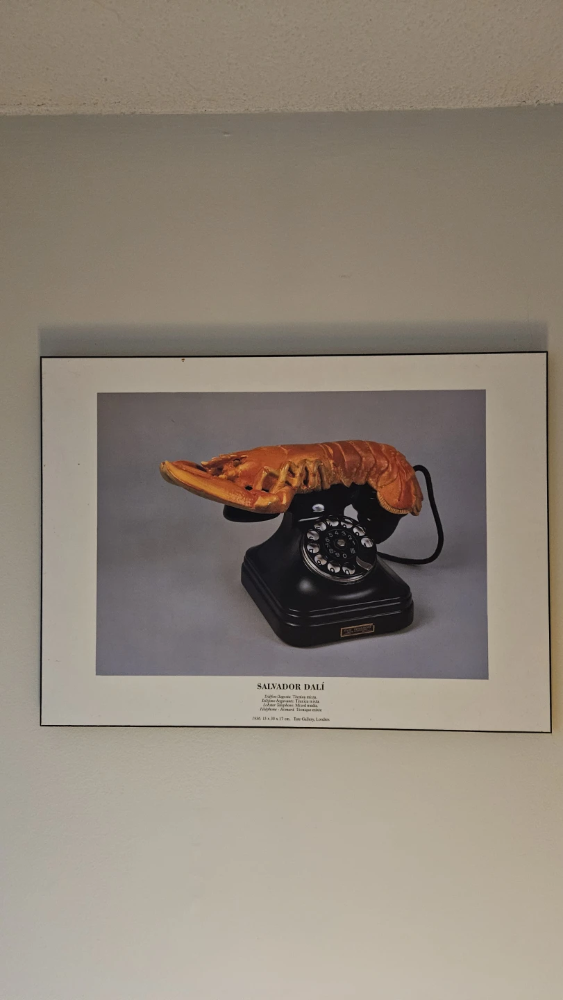 Frames Salvador Dalí Lobster Telephone Print