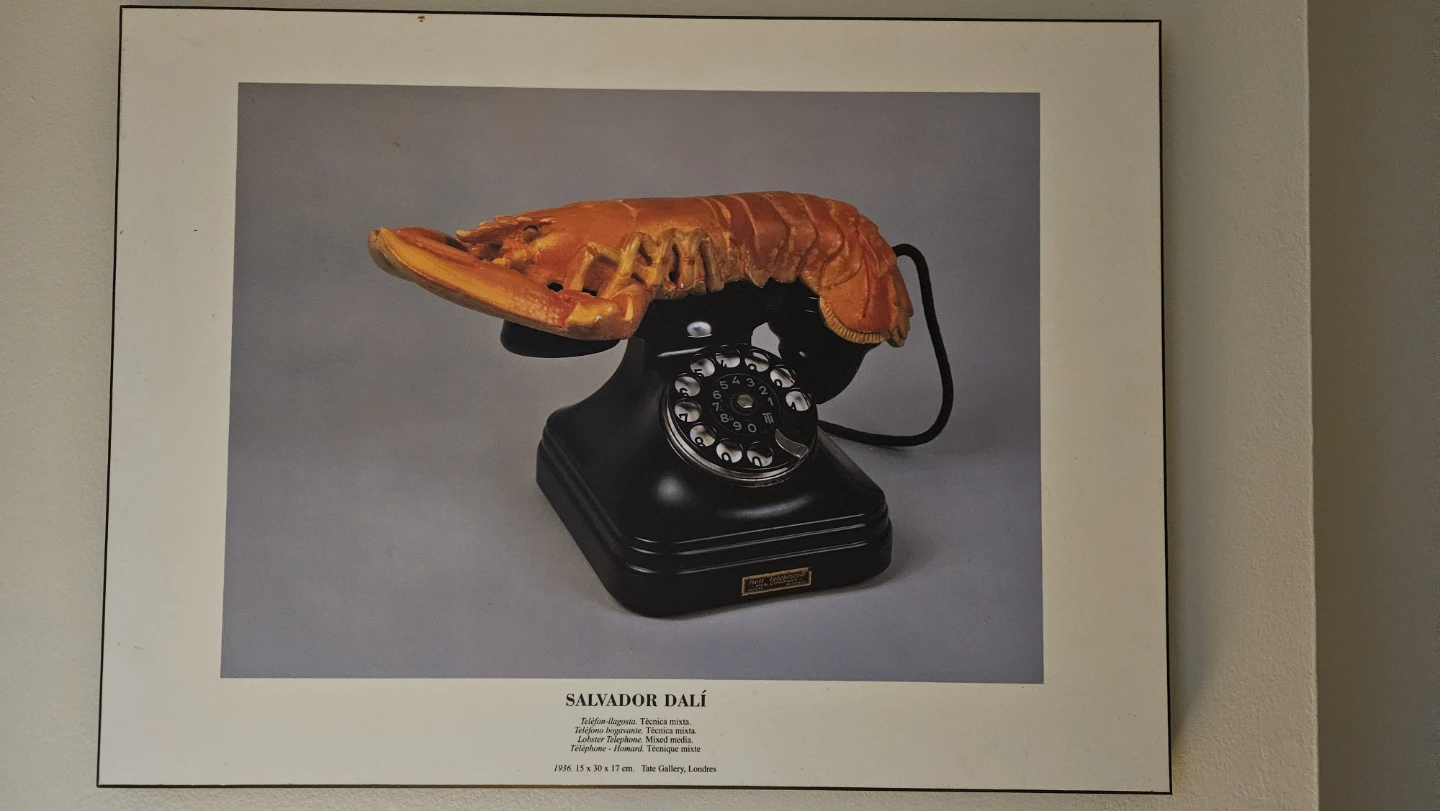 Frames Salvador Dalí Lobster Telephone Print - photo 3