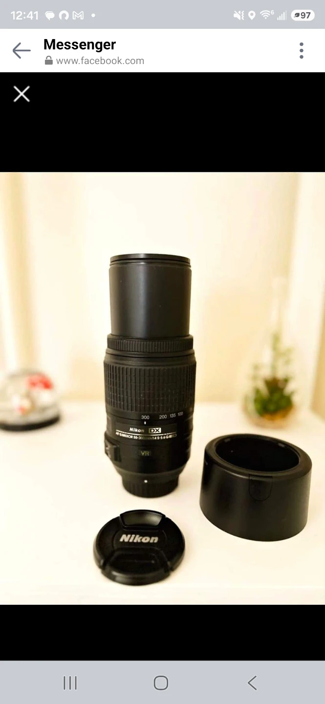 Nikon DX 55-300mm f/4-5.6G ED VR Telephoto Lens