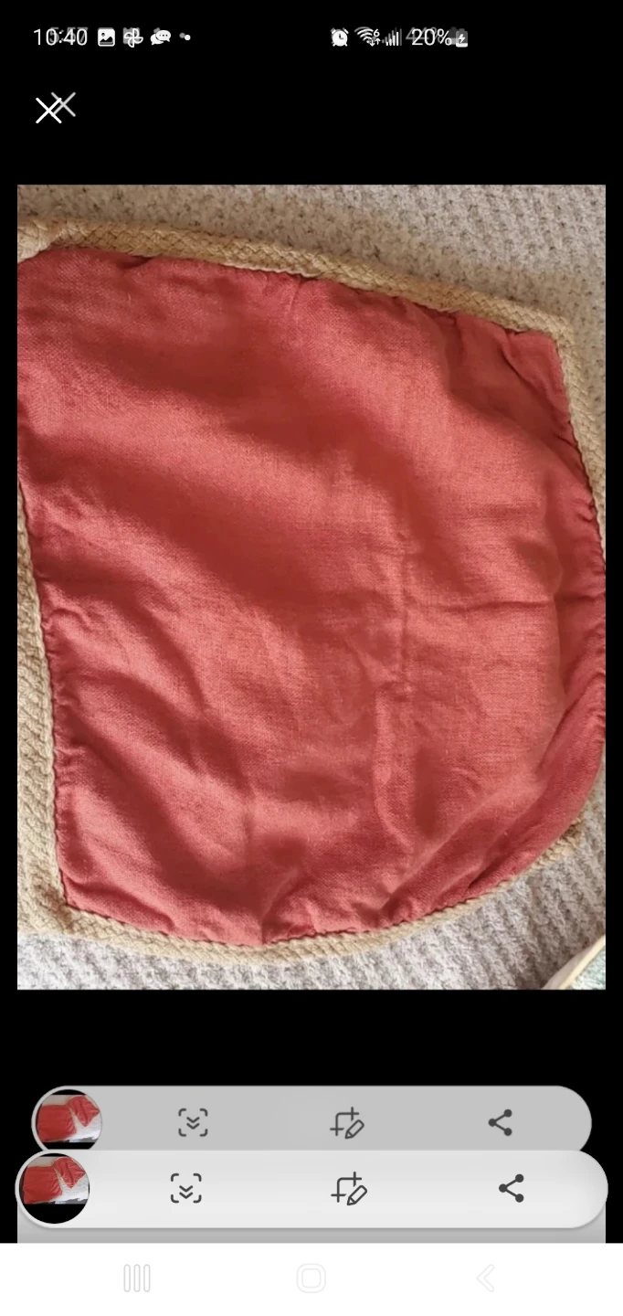 Two Sunset Orange Pillow Covers - photo 2