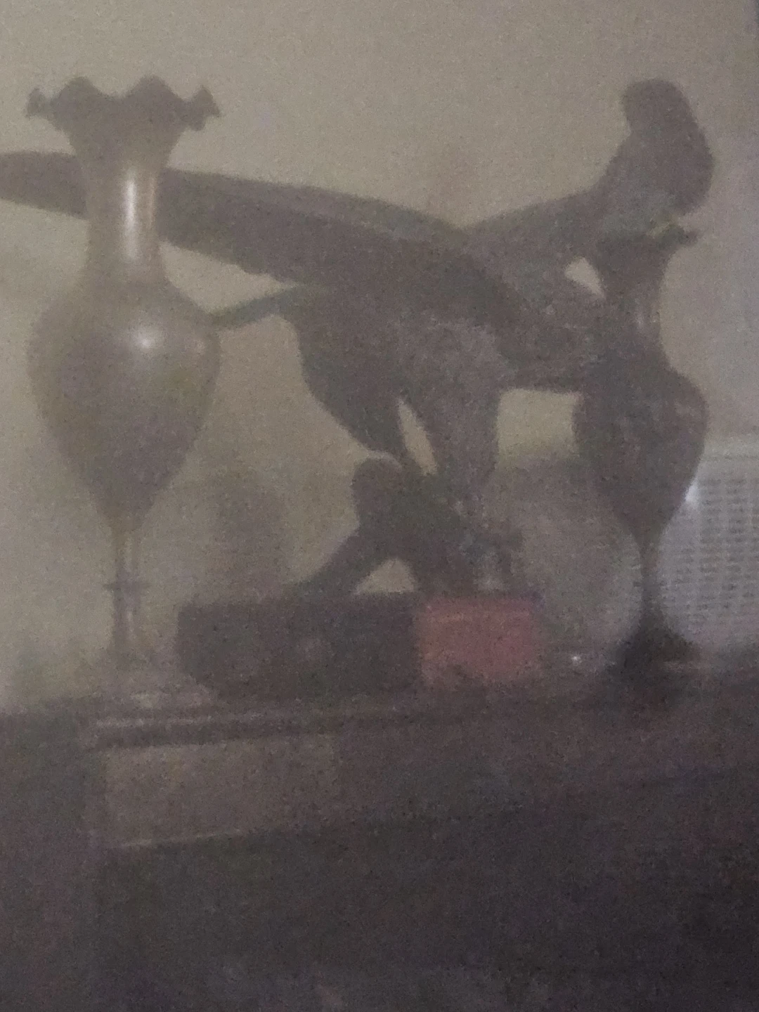 Vintage Decorative Vase and Eagle Figurine - photo 2