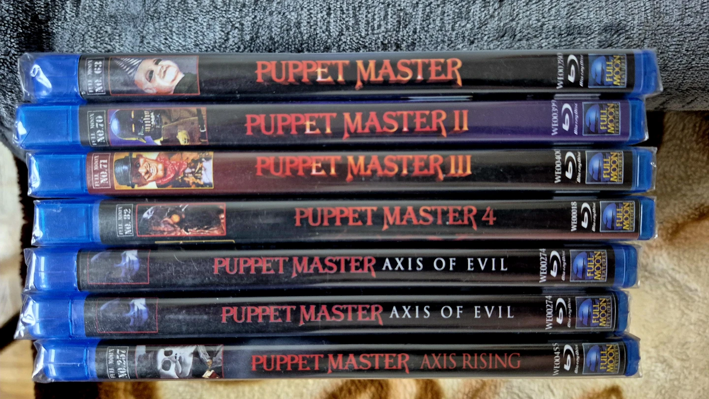 New Sealed Puppet Master Blu-ray Collection