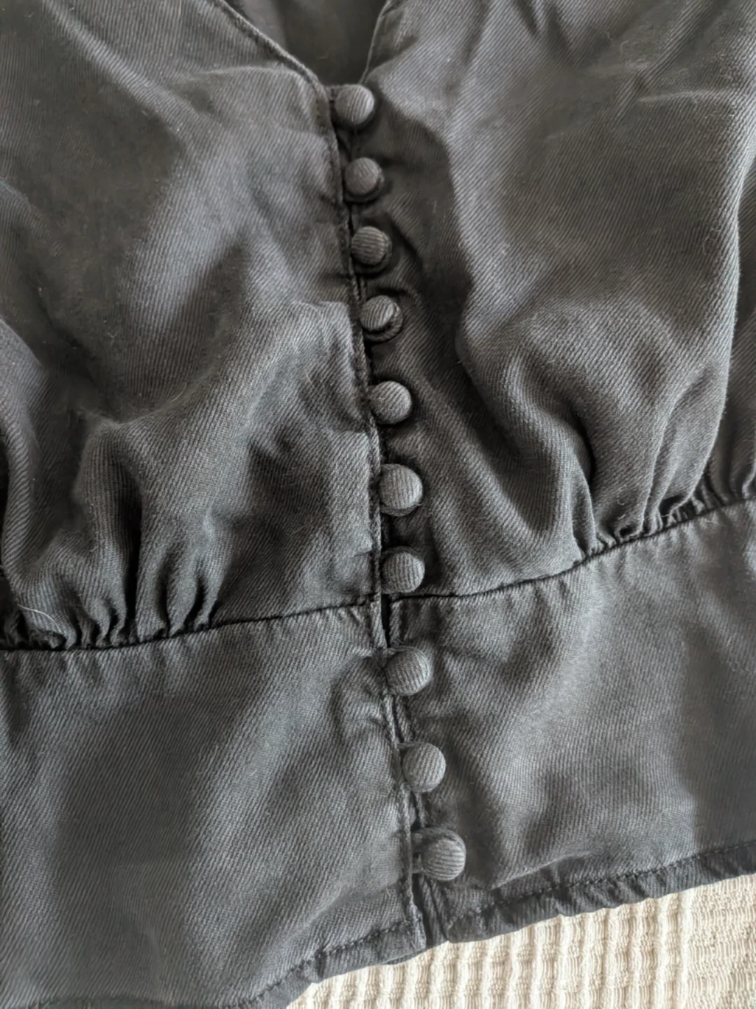 Levi's Black Blouse with Buttons - photo 3