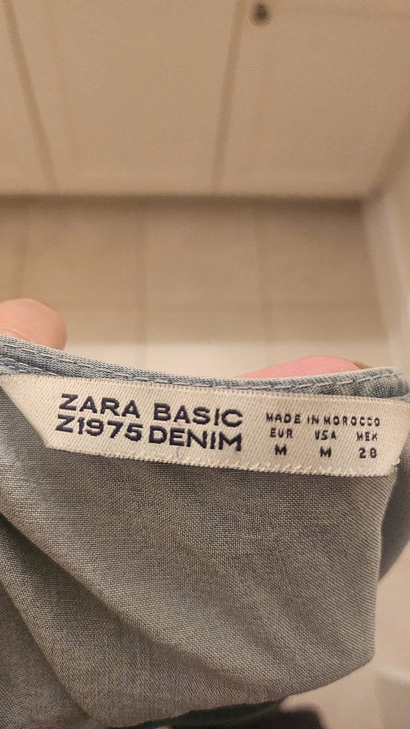 Zara Basic Denim Dress - photo 3