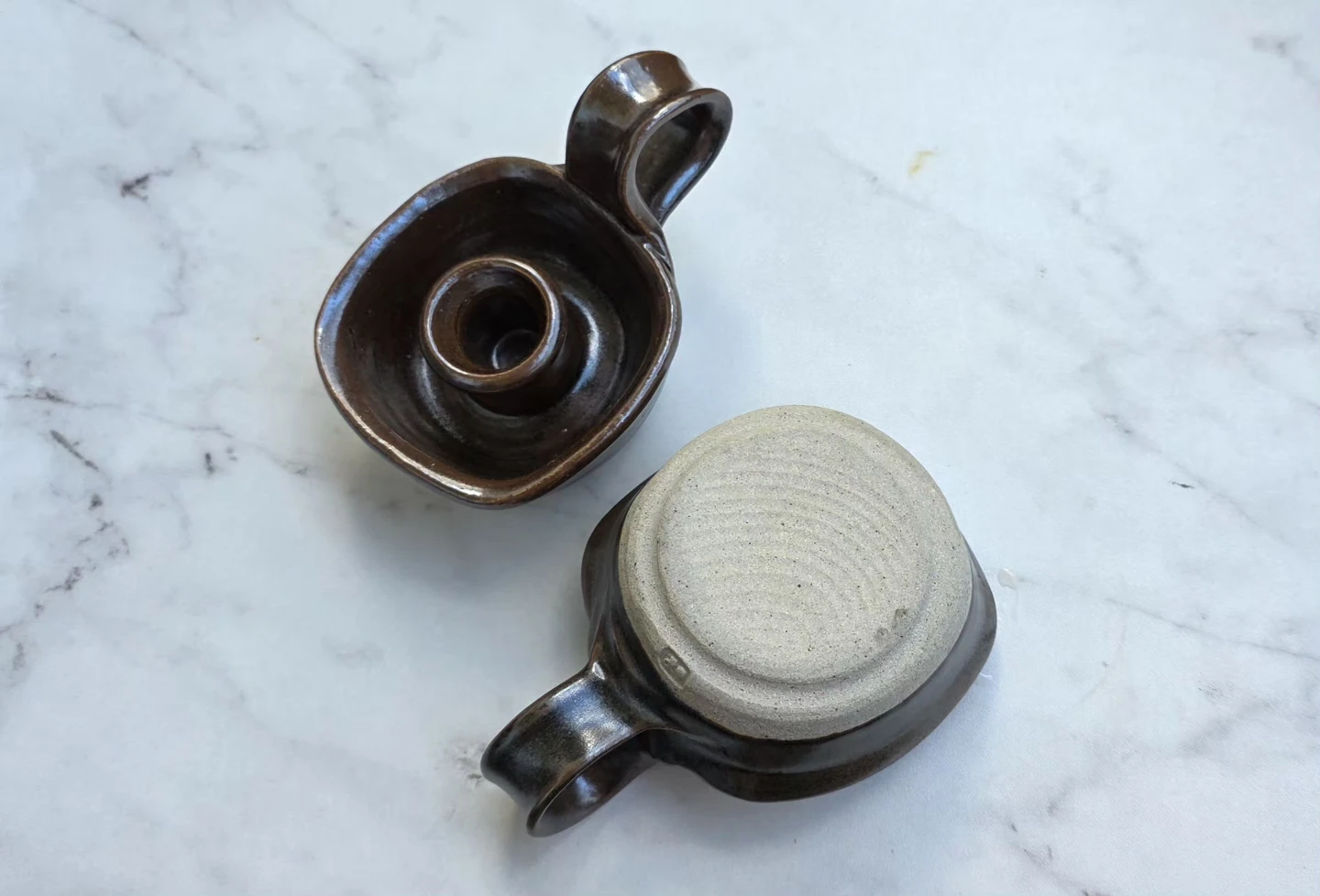 Pair of Vintage Ceramic Candlesticks - photo 4