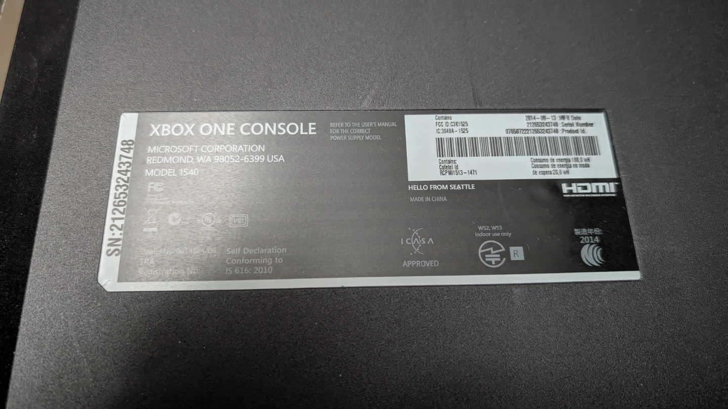 Xbox One 500GB Original Console CIB Complete - photo 4