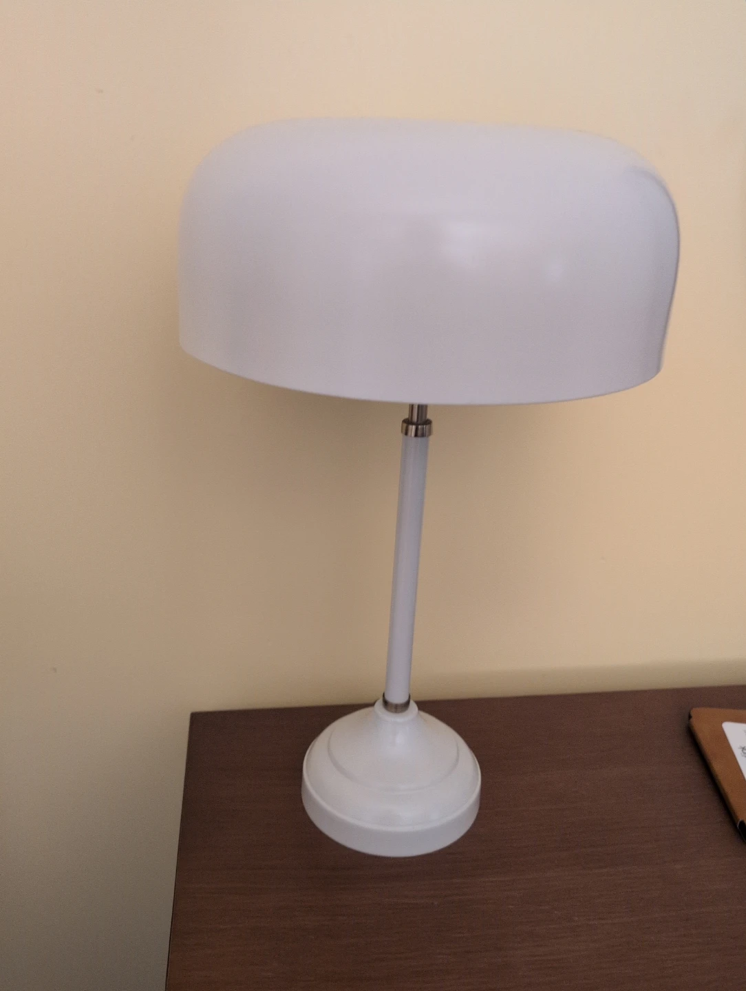 Modern White Mushroom Table Lamp – Excellent Condition