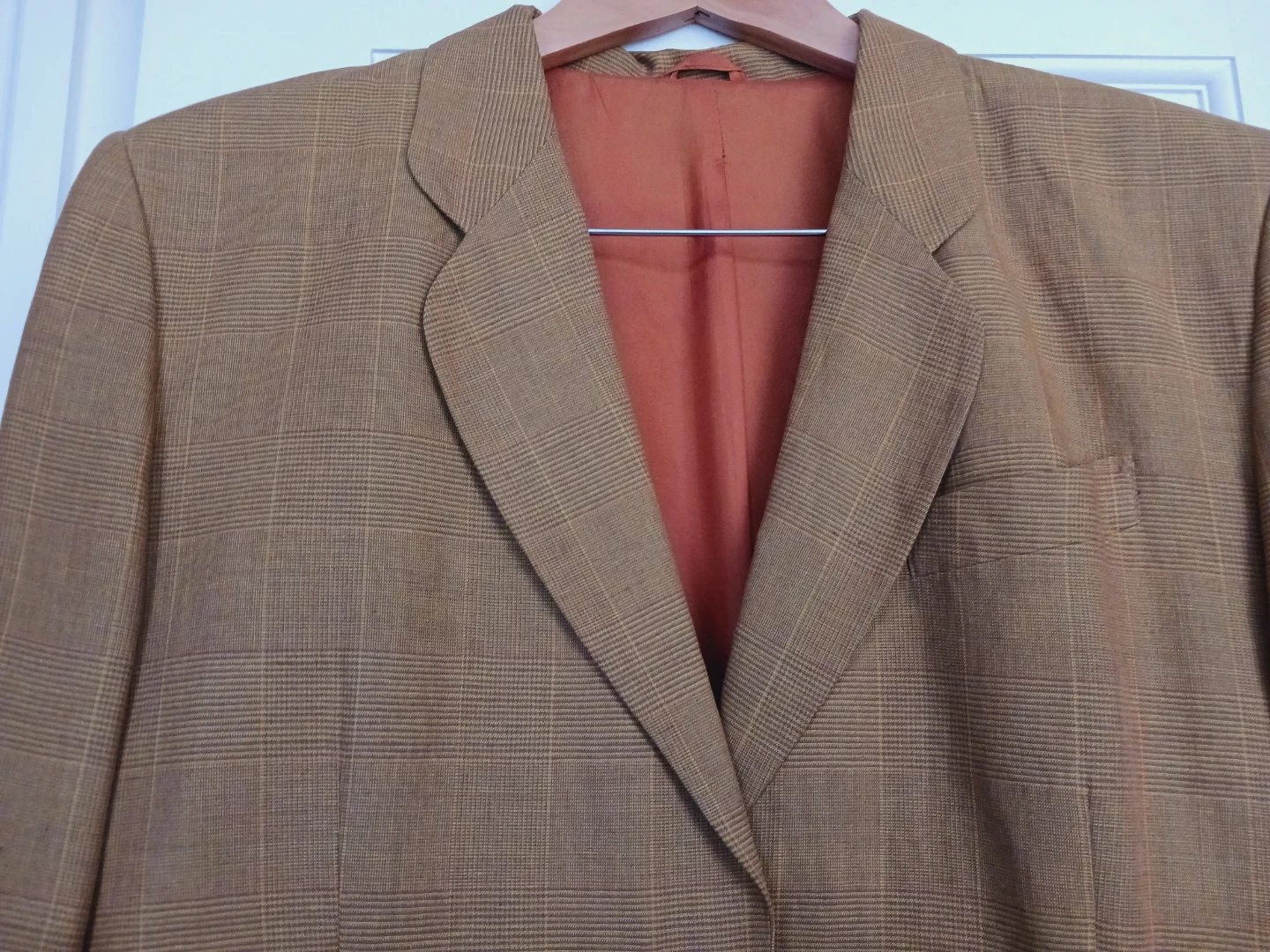 United Colors of Benetton Brown Linen Blazer. Size 8. - photo 2