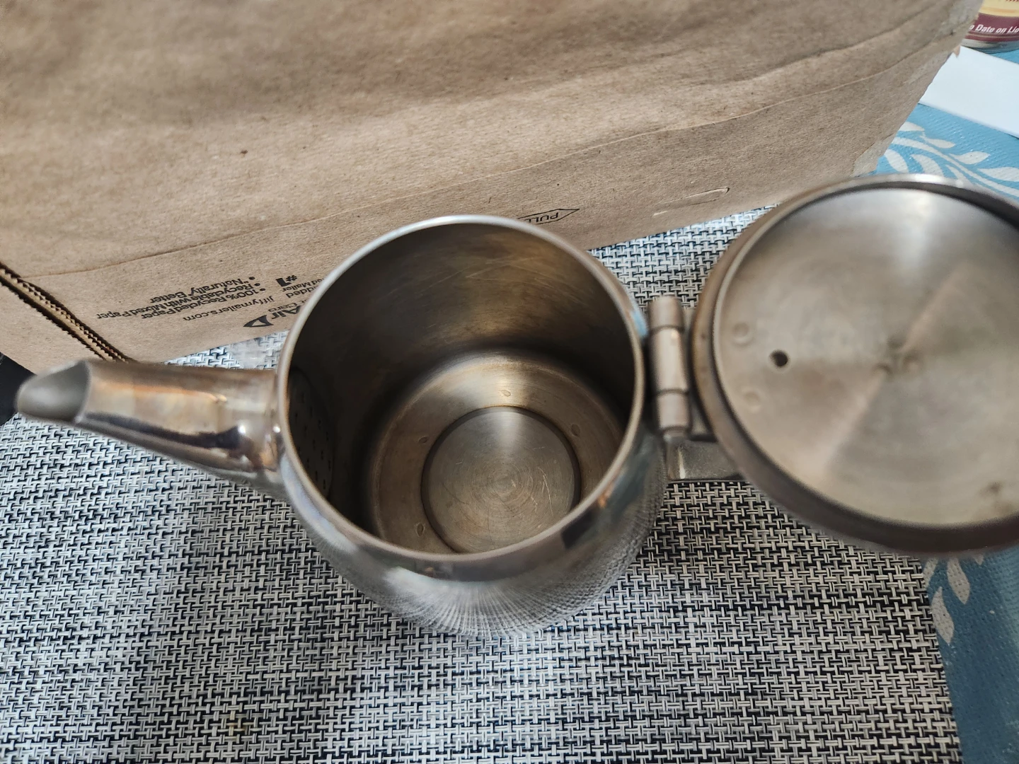 Stainless Steel Teapot 4.5" Tall - photo 2