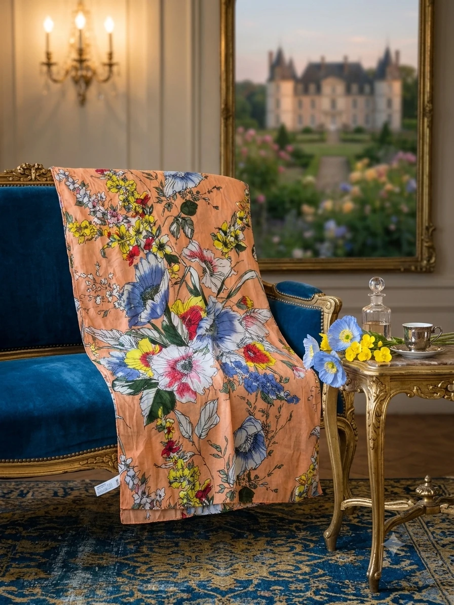 Max Floral Print Summer Scarf - photo 2