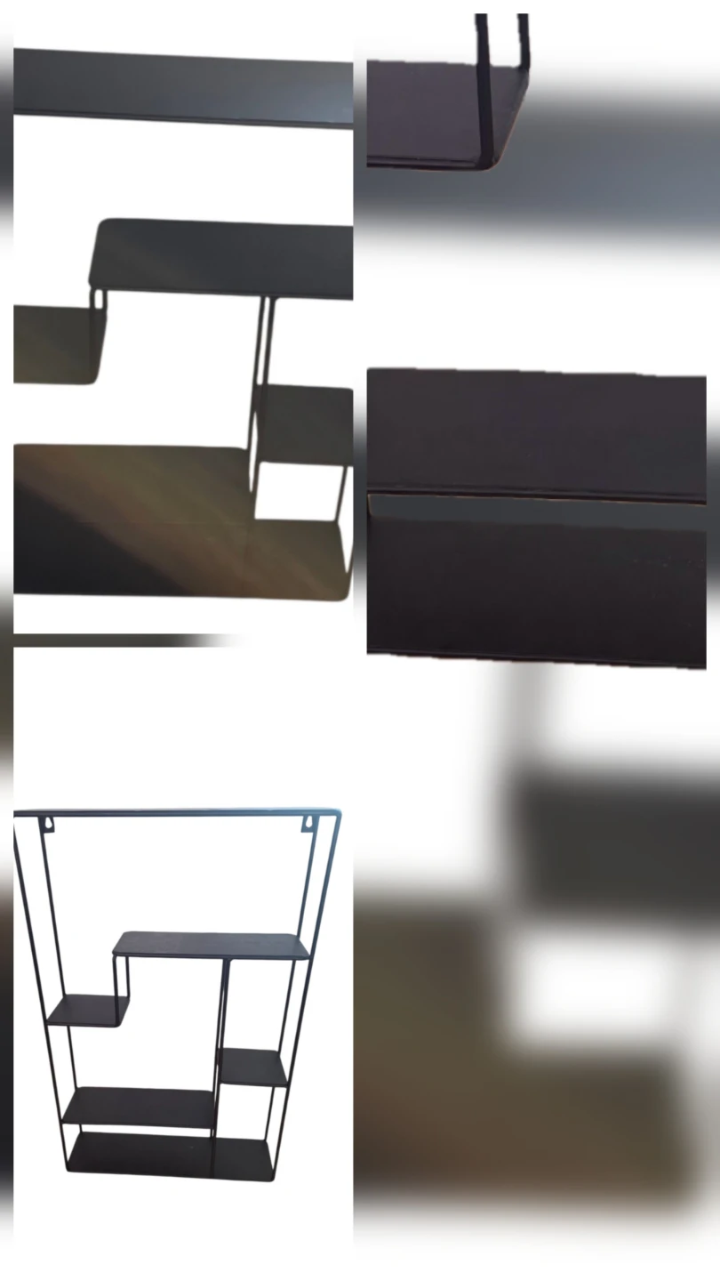 Black Metal Wall Shelf - photo 3