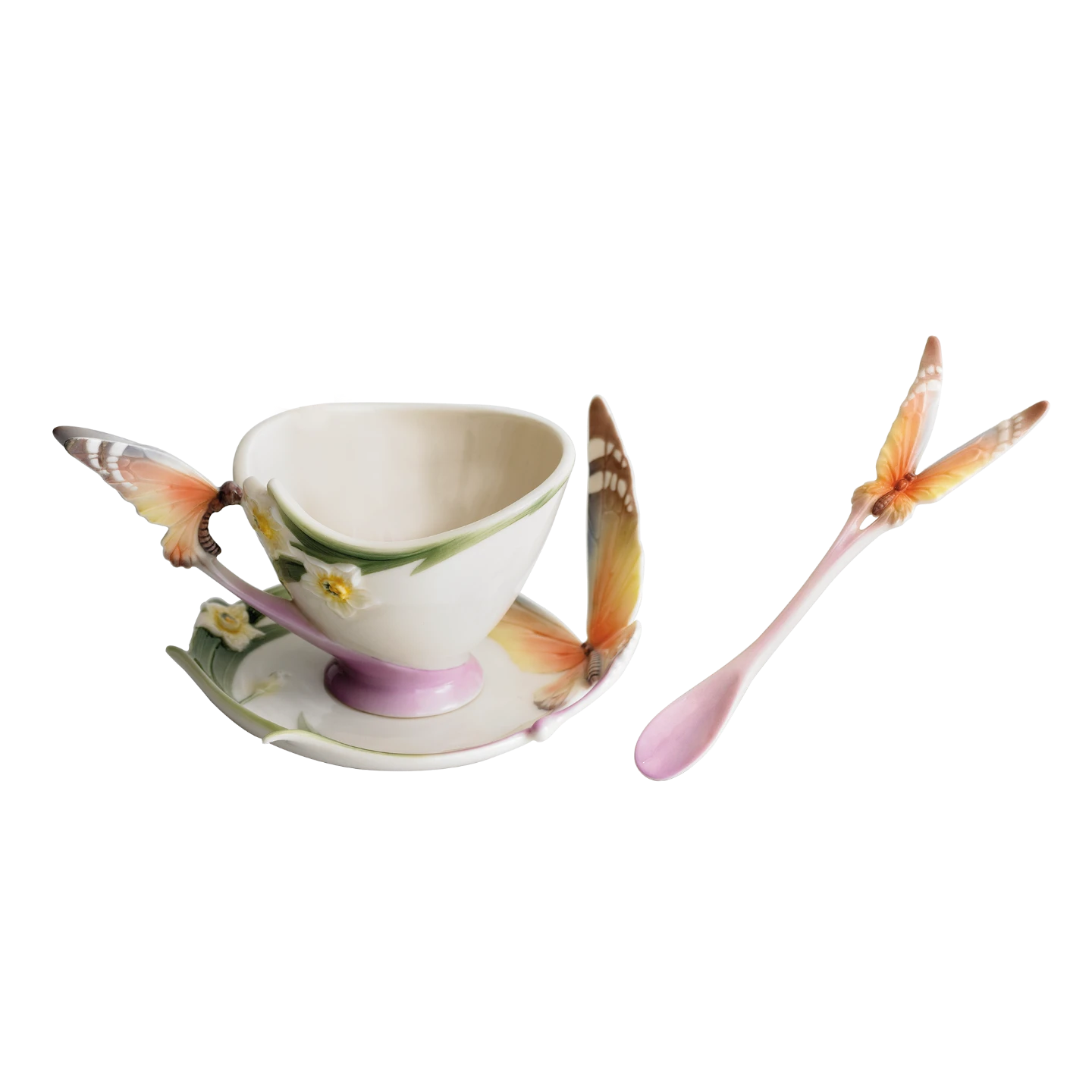 Franz PAPILLON BUTTEFLY CUP/ SAUCER/SPOON SET BNIB