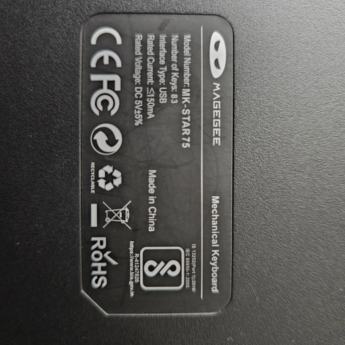 Magegee MK-STAR75 Mechanical Keyboard - photo 2