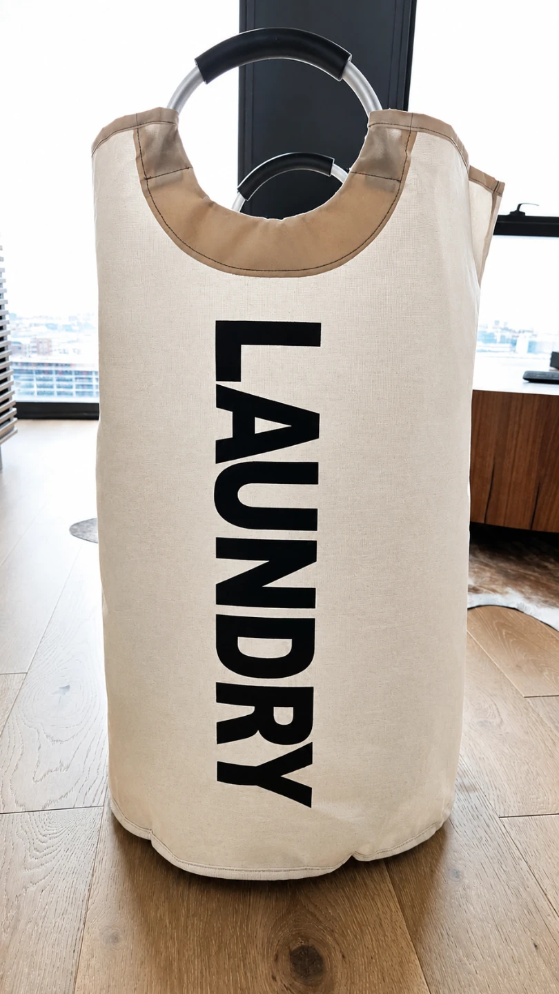 XL 125L Laundry Hamper with Handles