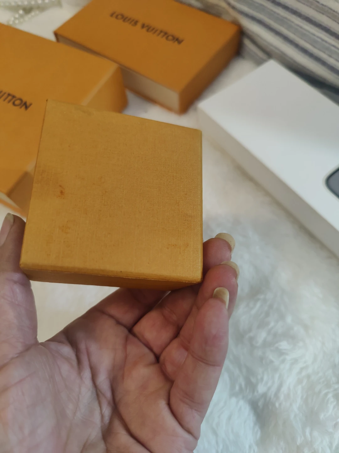 Louis Vuitton Orange Paper Box