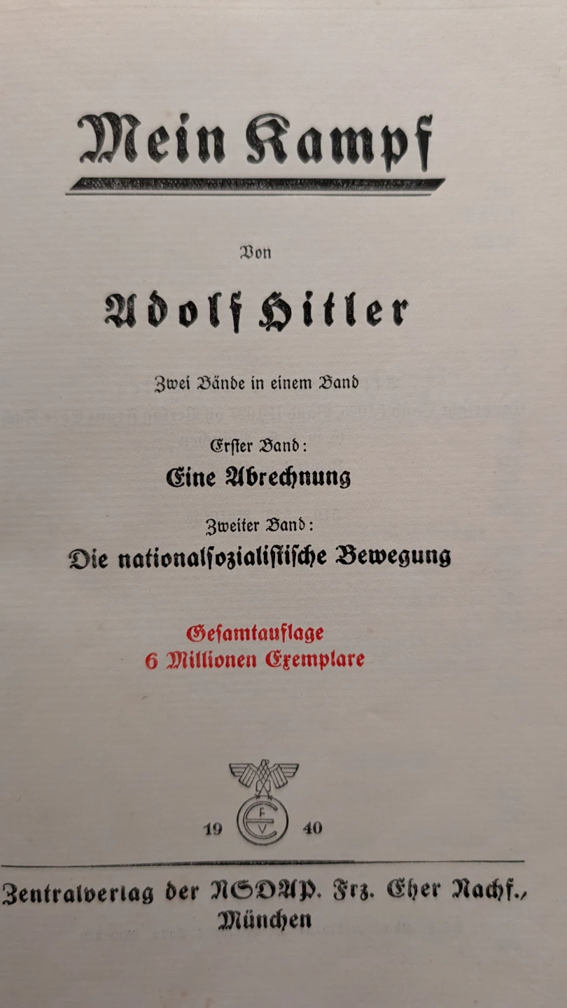 Mein Kampf (1940 German edition)