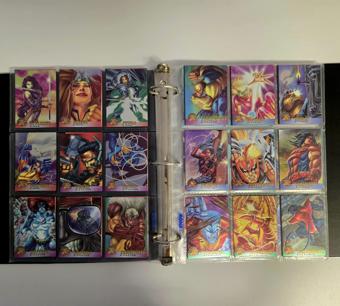 1995 Fleer Ultra X-Men Chromium Complete Set + 3 Bonus Cards - photo 2