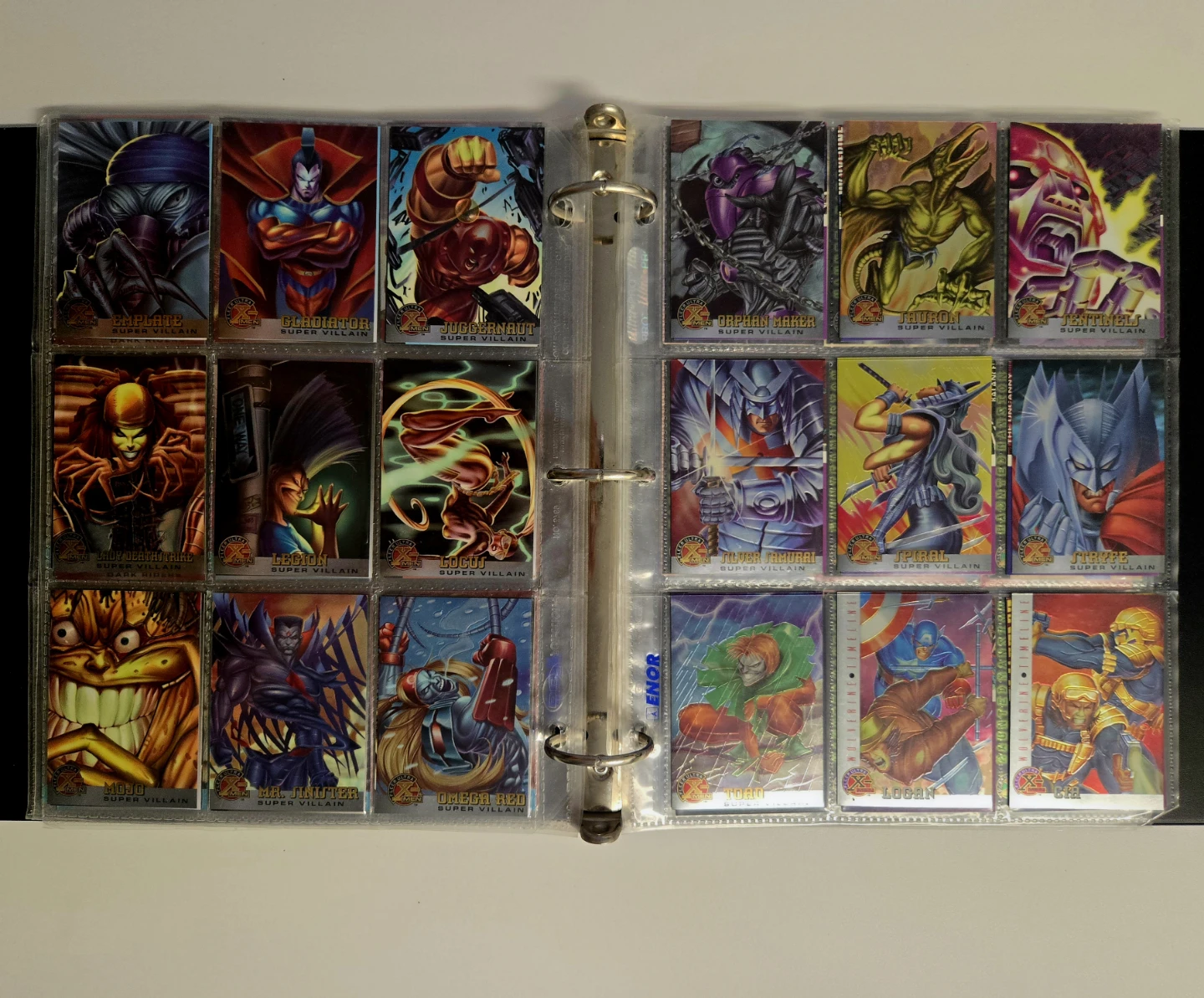 1995 Fleer Ultra X-Men Chromium Complete Set + 3 Bonus Cards - photo 5