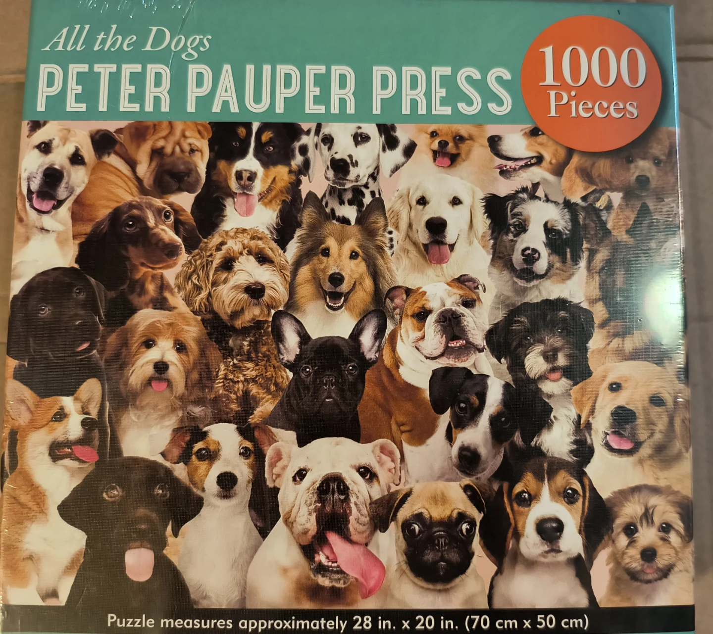 Peter Pauper Press All the Dogs 1000 Piece Puzzle