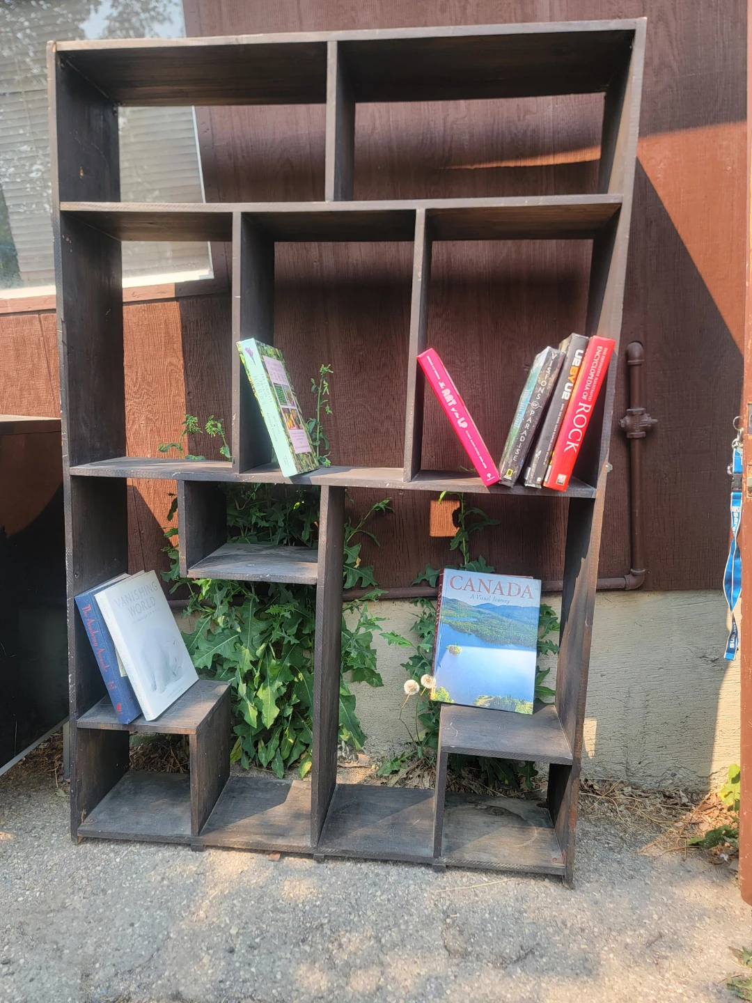 Custom Dark Wood stain Bookshelf - photo 4