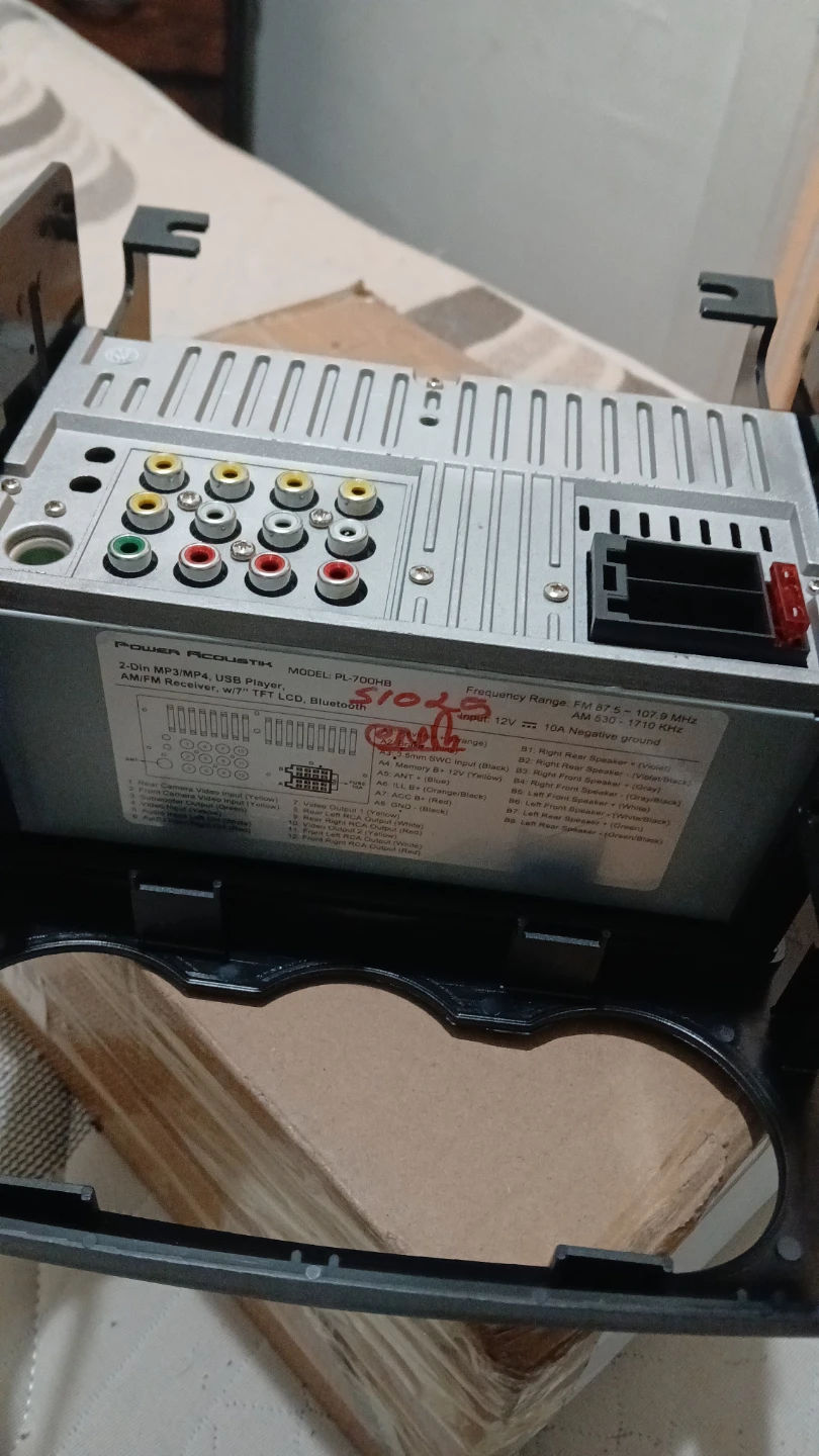 Power Acoustik PL-700HB Car Stereo Receiver - photo 2