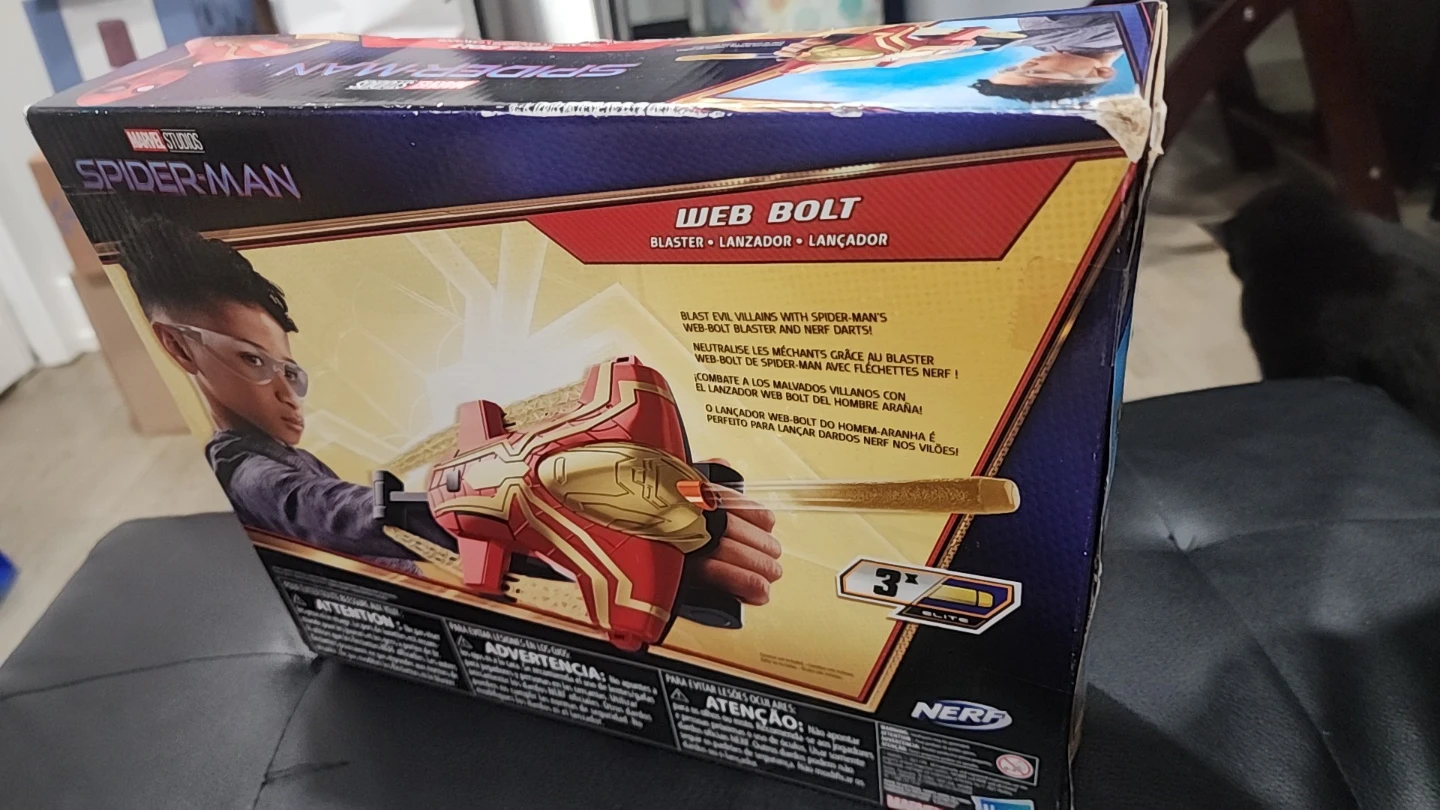 NEW - Marvel Spiderman Nerf Web Bolt Blaster - photo 2