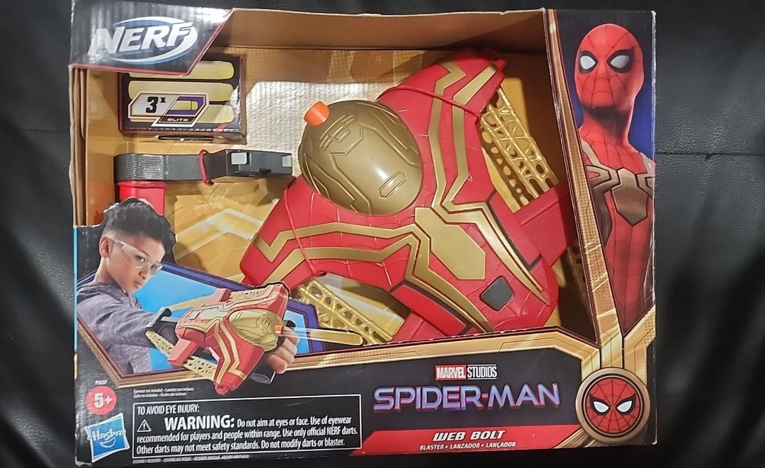 NEW - Marvel Spiderman Nerf Web Bolt Blaster - photo 3
