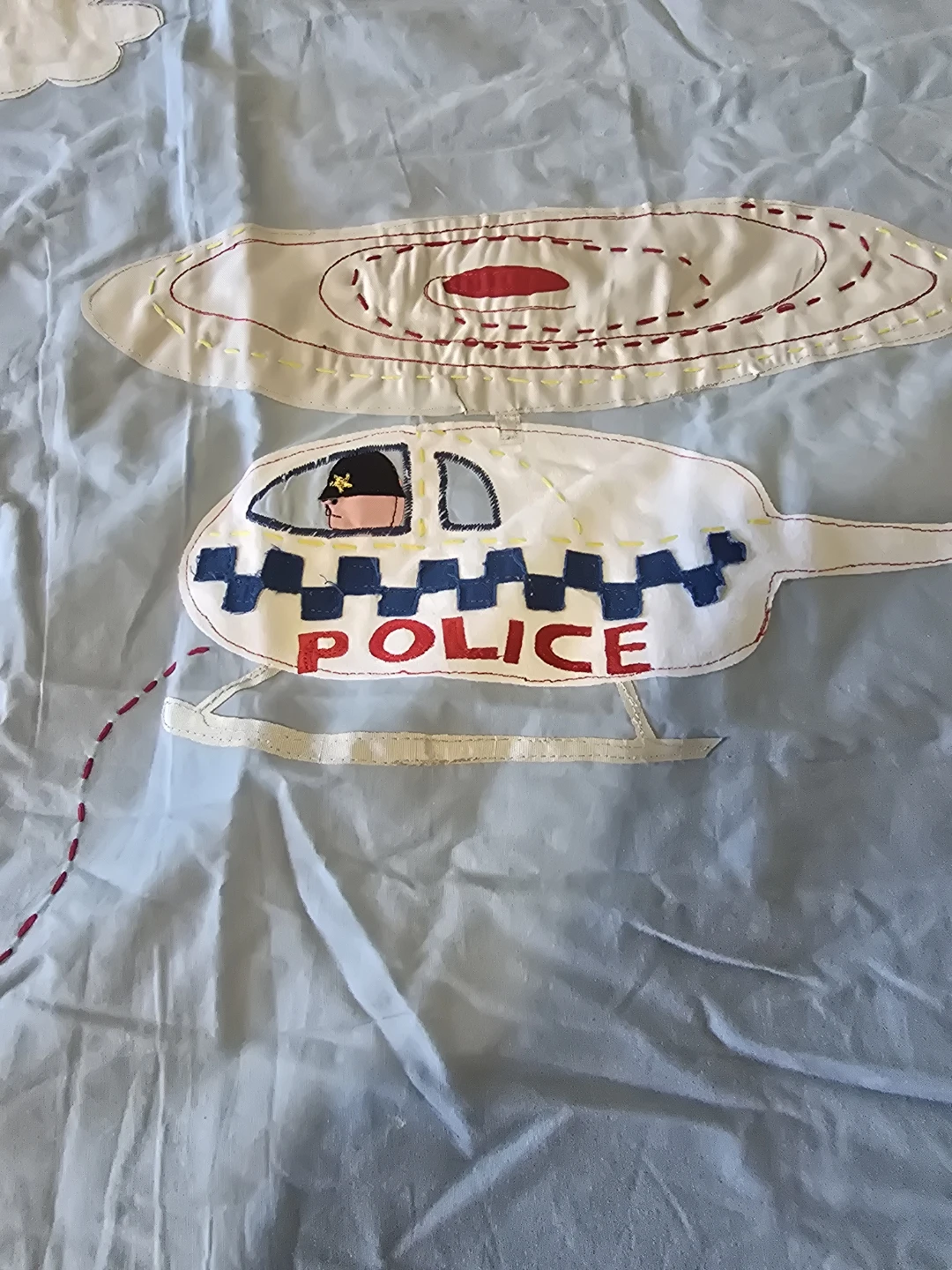 Full size Kids Fire Truck & Police Helicopter Duvet Cover Set - photo 4